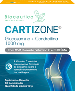 Cartizone Glucosamina + Condroitina 1000mg