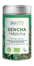 Biotona Bio Sencha + Matcha é uma mistura de folhas soltas de chá verde Sencha e pó de Matcha que combina perfeitamente os sabores complementares desses dois chás japoneses. Sencha é um chá verde diário com um sabor típico agridoce. Matcha é um chá verde refinado com sabor intenso “umami”. 