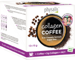 Physalis Collagen Coffee é uma mistura instantânea 3 em 1 de um delicioso café 100% arábica, péptidos de colagénio (de origem marinha) facilmente assimiláveis e de TCM (triglicéridos de cadeia média) de pó de coco. A cafeína natural no café promove a atenção e concentração. 