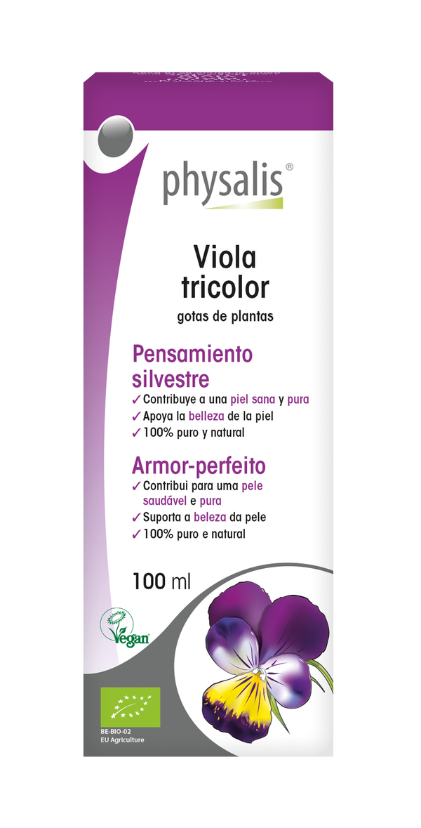 Viola Tricolor (Amor-Perfeito) Tintura Validade 08/2024