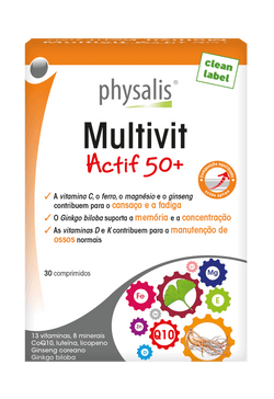 Multivit Actif 50+ 30 Comprimidos